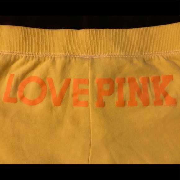 PINK! Victoria’s Secret Neon Capri Sweatpants - Picture 4 of 8